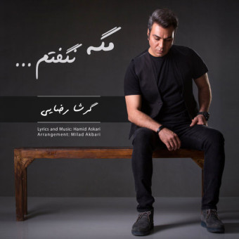 دانلود آهنگ گرشا رضایی به نام مگه نگفنم